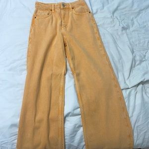 ZARA Orange wide leg jeans🧡